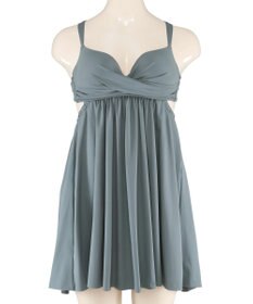 San-ai Resort（三愛水着楽園） 【WEB限定商品】【UPF50＋】ワコール共同開発ノンワイヤーなのにぷっくり美胸を作る【ダブルアップ】　ノンワイヤーAライン水着 M1 M2 L1　　【San-ai Resort（サンアイリゾート）】