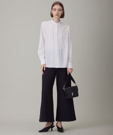 ICB 【洗える】 セシェシルキーローン シャツブラウス