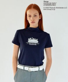 23区GOLF 【PEANUTS】【WOMEN】スヌーピーコラボ モックネックシャツ
