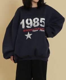 WEGO 1985ロゴビッグスウェット