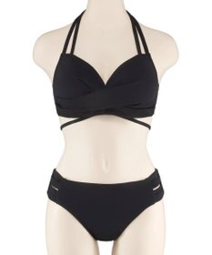 San-ai Resort（三愛水着楽園） 【San-ai Resort×PEACH　JOHNコラボ】【ナイスバディ水着】カシュクールワイヤービキニ　9M・11L　【San-ai Resort（サンアイリゾート）】