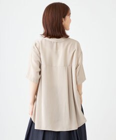 SHARE PARK LADIES 【2WAY】オーバーサイズ楊柳シャツ