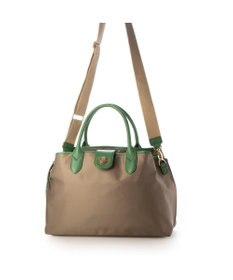 UNBILLION ペルケ perche / ナイロン×牛革付属ユーティリティ2wayトート