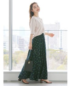 AMERICAN HOLIC ５分袖ボートネックカットプルオーバー