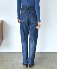 caqu modern classic テーパードデニムパンツ USEDWASH