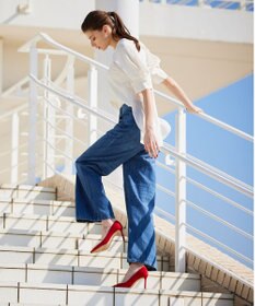 BEIGE， HYACINTH / スタンドカラーブラウス