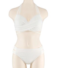 San-ai Resort（三愛水着楽園） 【San-ai Resort×PEACH　JOHNコラボ】【ナイスバディ水着】カシュクールワイヤービキニ　9M・11L　【San-ai Resort（サンアイリゾート）】