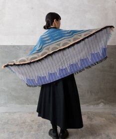 POLS 【ウール混】Breeze モヒカンウールストール