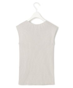 ICB 【UVカット・洗える】 オーガニックコットンリブ ノースリーブニット