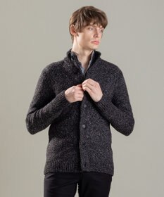 JOSEPH HOMME ツイストメランジ　ニットカーディガン　