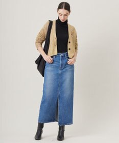 ICB 【洗える】リッチシャインニット カーディガン