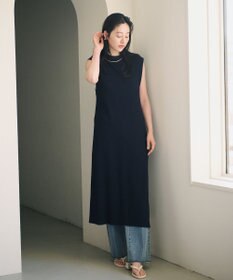 #Newans 【洗える】サーマルノースリーブワンピース