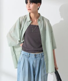 AMERICAN HOLIC 【カップ付き】細リブキャミソール