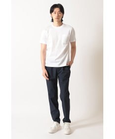 DAKS エンボスロゴ コットンTシャツ