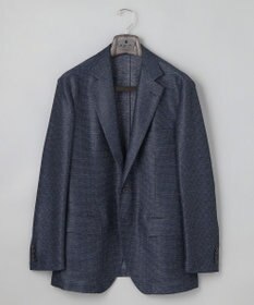 GOTAIRIKU 新素材セットアップ【通気性抜群/洗える/シワになりにくい】カラミプリントストレッチセットアップ ジャケット