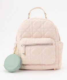 LA BAGAGERIE 【MONICA】ポーチ付きキルティングリュック