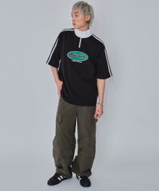 WEGO 【ユニセックス着用ITEM/MLサイズ展開】ヘビーウェイトハーフジップT（SS）