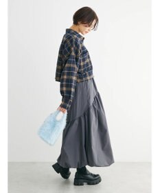 Green Parks ・ＥＬＥＮＣＡＲＥ　ＤＵＥ　シャギーチェックショートシャツ