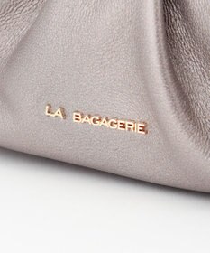 LA BAGAGERIE シープレザー　ギャザーミニマムバッグ