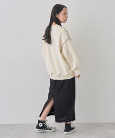 earth music&ecology 配色ルーズチュニック