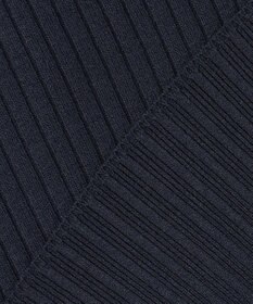 J.PRESS LADIES L 針抜きフライス クルーネック リブ カットソー