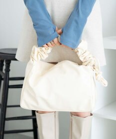 WEGO 【マルチWAY】ドロストギャザーショルダーバッグ