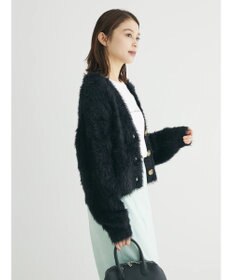 Green Parks ・Ｐｅｔｉｔ　Ｆｌｅｕｒ　シャギーニットカーディガン