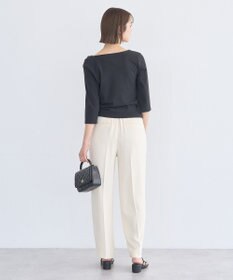 earth music&ecology レースレイヤードドレーププルオーバー