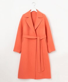 23区 S 【R(アール)】ウールメルトンリバー ロング ラップコート