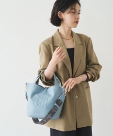 russet エンボスモノグラム2WAYミニトートバッグ(CE-1672-WEB)