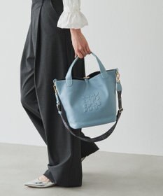 russet エンボスモノグラム2WAYミニトートバッグ(CE-1672-WEB)