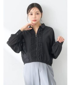 earth music&ecology フリルシャツ