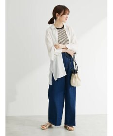 Green Parks ジャガードシアーシャツ