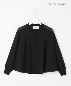 自由区 【カトリエムブーケ】Poncho en tissu sy  nthetique  ポンチョプルオーバー