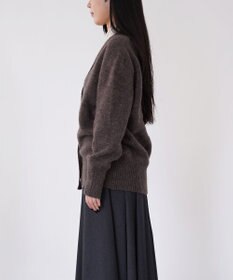 TOQUE 〈大草直子さんアドバイザー〉ベビーアルパカ×ウール縮絨ニットカーディガン