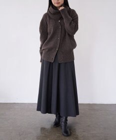 TOQUE 〈大草直子さんアドバイザー〉ベビーアルパカ×ウール縮絨ニットカーディガン