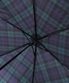 MOONBAT POLO RALPH LAUREN（ポロ ラルフローレン)フレンチベア×チェック 雨傘 折りたたみ傘