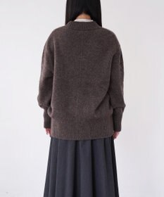 TOQUE 〈大草直子さんアドバイザー〉ベビーアルパカ×ウール縮絨ニットカーディガン