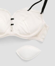 San-ai Resort（三愛水着楽園） 【northerly bra フィットシリーズ 谷間メイク】 Wストラップ ブラジャー＆ショーツSet B～Fカップ