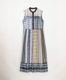 GRACE CONTINENTAL マルチチェックワンピース