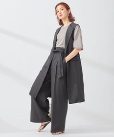 WEB/一部店舗限定】 LIBECOTHICK ロング ジレ / 23区 | ファッション