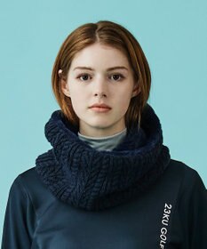 23区GOLF ギフトにも最適！【WOMEN】ニット ネックウォーマー