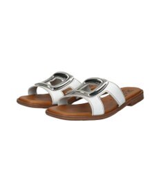 INTER-CHAUSSURES 【Oh my Sandals】メタルバックルフラットサンダル