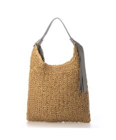 UNBILLION カシュカシュ cachecache / 下がりグログラン柄編みトートバッグ