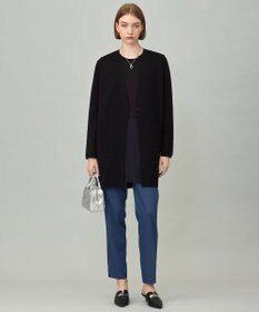 ICB L 【洗える】 アセテートミラノ ロングカーディガン