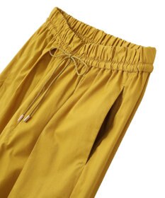 YECCA VECCA コットンイージー切替ワイドパンツ
