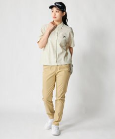 FILA GOLF／marie claire 【FILA GOLF】 ブランドロゴプリント半袖シャツ