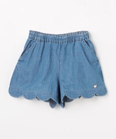 ANY KIDS 【洗濯機可能】スカラップショートパンツ