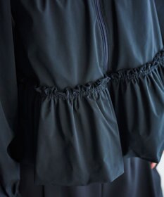 #Newans 撥水加工/UVカット機能付きペプラムライトブルゾン