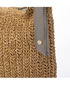 UNBILLION カシュカシュ cachecache / 下がりグログラン柄編みトートバッグ